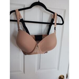 Unveiled Taupe and black sexy bra 36DDD NWT